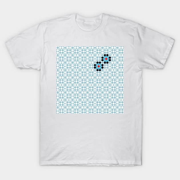 Math Tessellation Pattern T-Shirt by funmaths